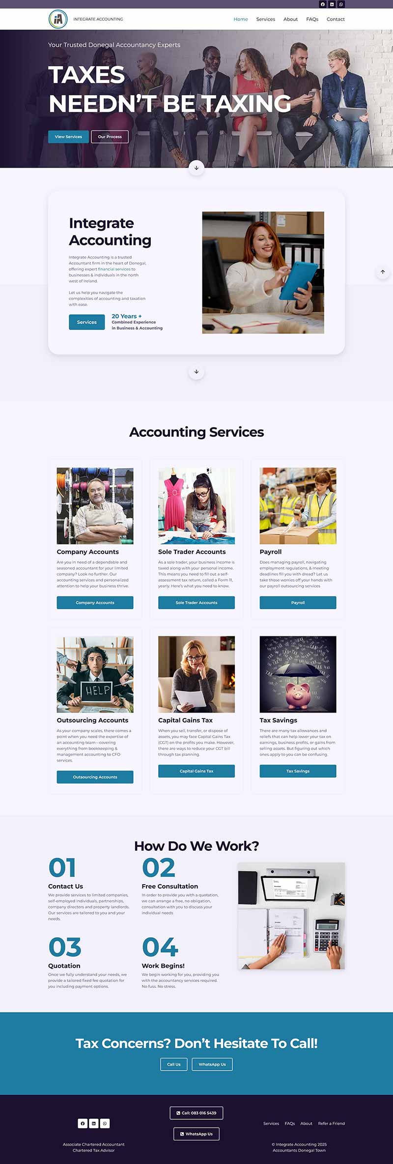 Accountants Web design