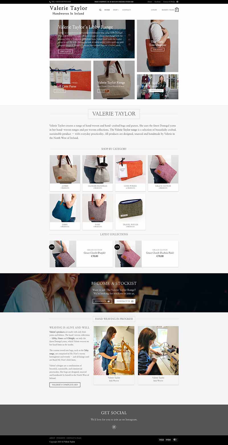 ECommerce Web Designs. Donegal