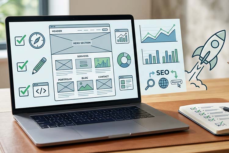 Web design development, website redesigns and seo